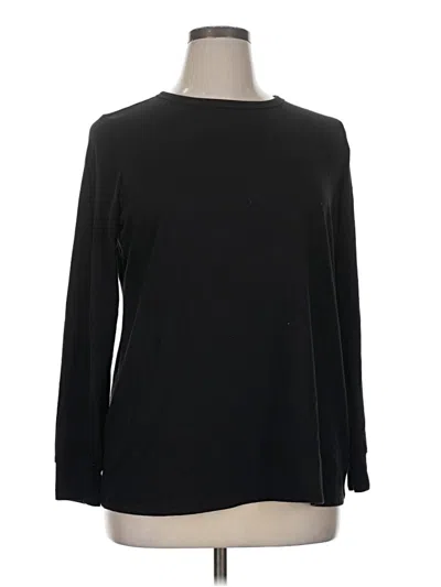 Pre-owned Torrid 3/4 Sleeve T-shirt In Black