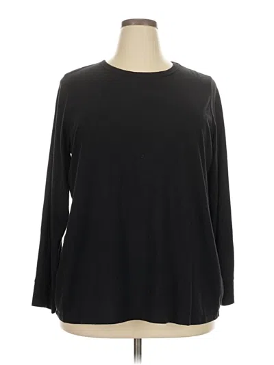 Pre-owned Torrid 3/4 Sleeve T-shirt In Black