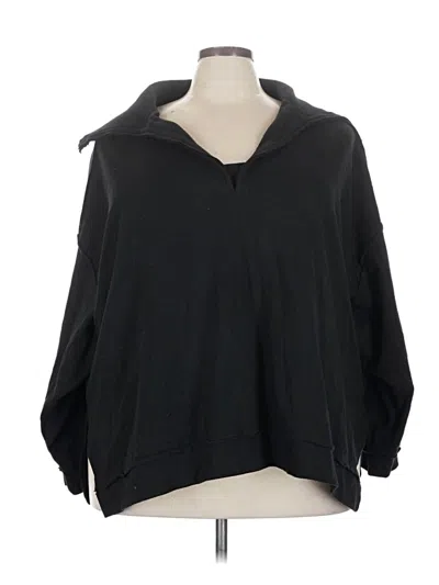 Pre-owned Torrid 3/4 Sleeve T-shirt In Black