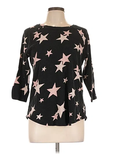 Pre-owned Torrid 3/4 Sleeve T-shirt In Black