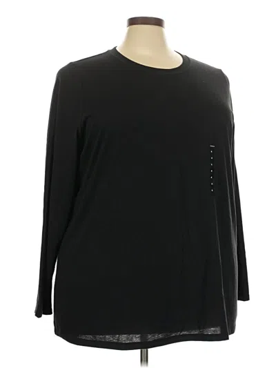 Pre-owned Torrid 3/4 Sleeve T-shirt In Black
