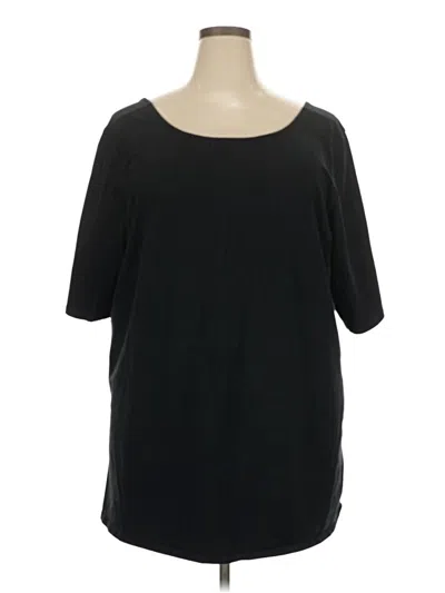 Pre-owned Torrid 3/4 Sleeve T-shirt In Black