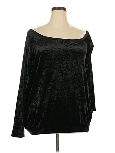 Pre-owned Torrid 3/4 Sleeve T-shirt In Black