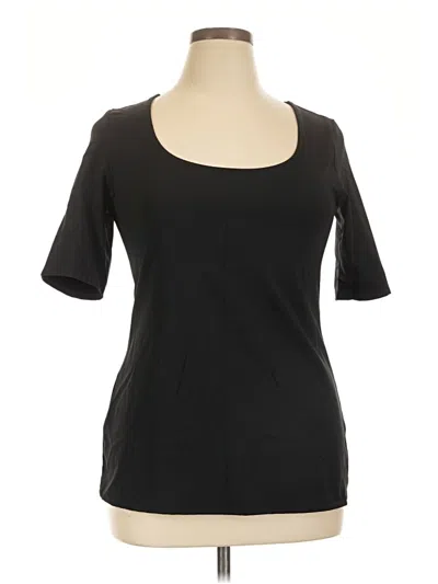 Pre-owned Torrid 3/4 Sleeve T-shirt In Black