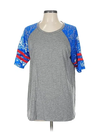 Pre-owned Torrid 3/4 Sleeve T-shirt In Gray