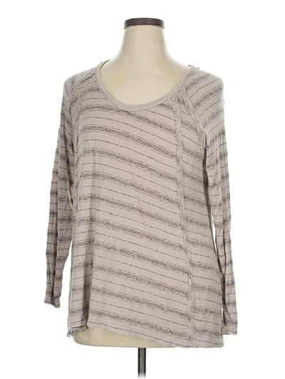 Pre-owned Torrid 3/4 Sleeve T-shirt In Gray