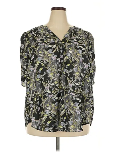 Pre-owned Torrid 3/4 Sleeve T-shirt In Green