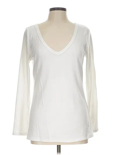 Pre-owned Torrid 3/4 Sleeve T-shirt In Ivory
