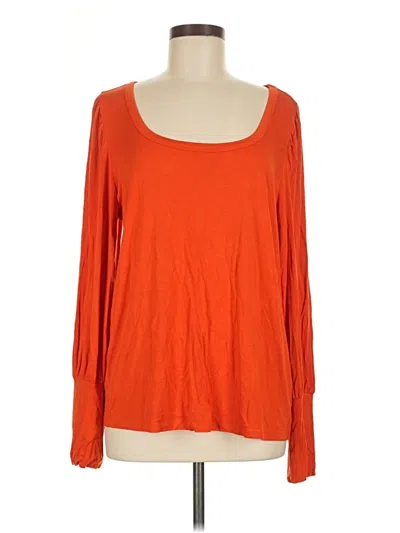 Pre-owned Torrid 3/4 Sleeve T-shirt In Orange