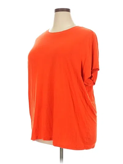 Pre-owned Torrid 3/4 Sleeve T-shirt In Orange