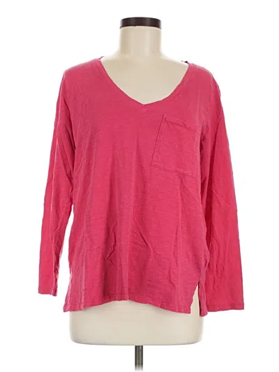 Pre-owned Torrid 3/4 Sleeve T-shirt In Pink