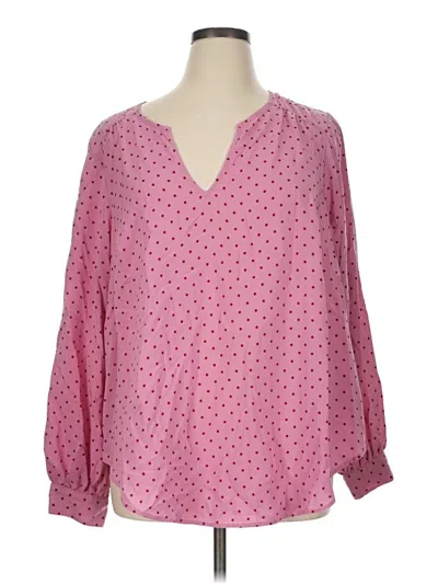 Pre-owned Torrid 3/4 Sleeve T-shirt In Pink
