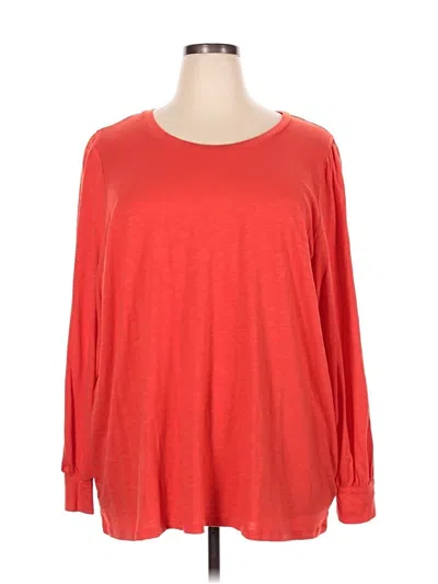 Pre-owned Torrid 3/4 Sleeve T-shirt In Red