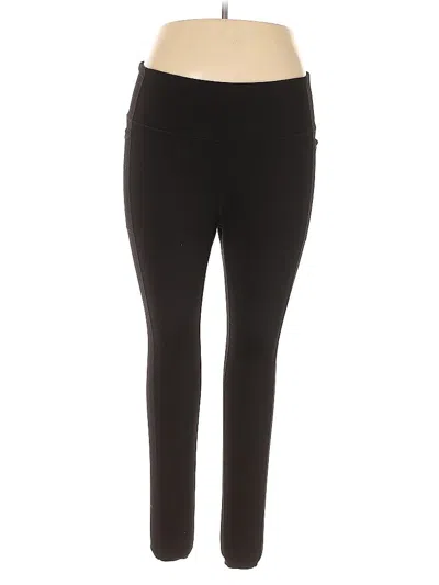 Pre-owned Torrid Active Active Pants In Black