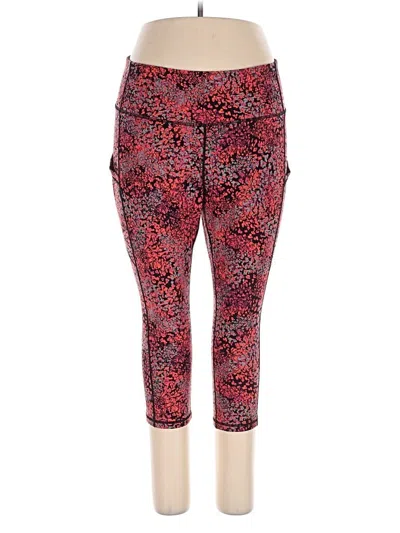 Pre-owned Torrid Active Active Pants In Red