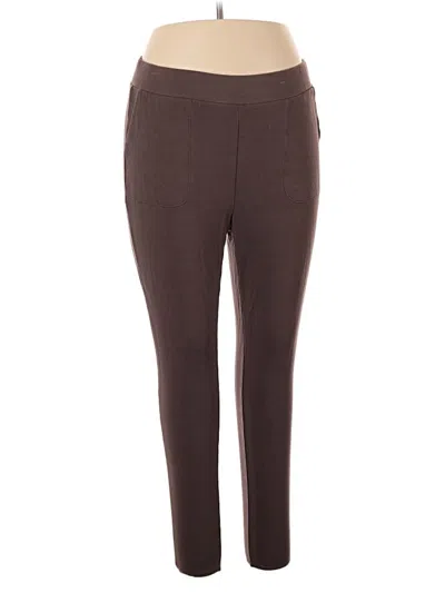 Pre-owned Torrid Active Pants In Brown