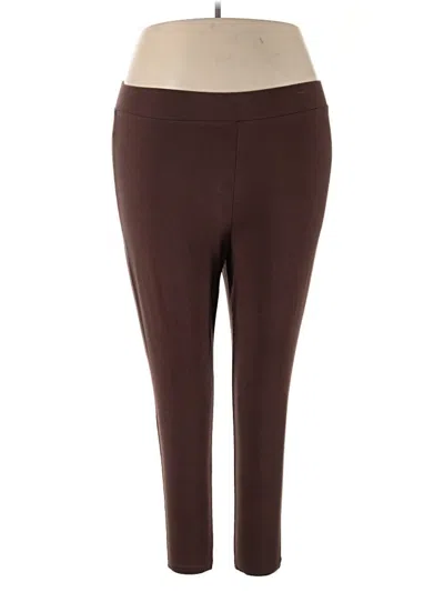 Pre-owned Torrid Active Pants In Brown