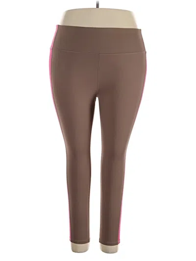 Pre-owned Torrid Active Pants In Brown