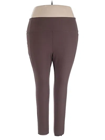 Pre-owned Torrid Active Pants In Brown