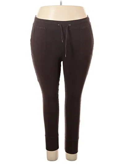 Pre-owned Torrid Active Pants In Brown