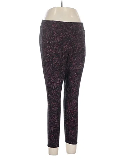 Pre-owned Torrid Active Pants In Burgundy