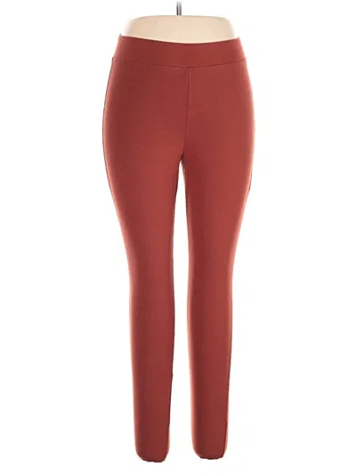 Pre-owned Torrid Active Pants In Burgundy