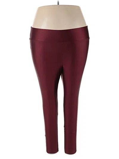 Pre-owned Torrid Active Pants In Burgundy