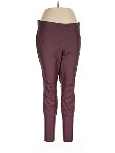 Pre-owned Torrid Active Pants In Burgundy