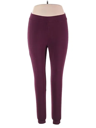 Pre-owned Torrid Active Pants In Burgundy