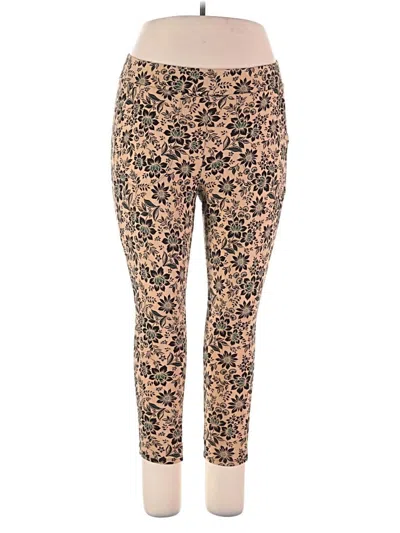 Pre-owned Torrid Active Pants In Gold