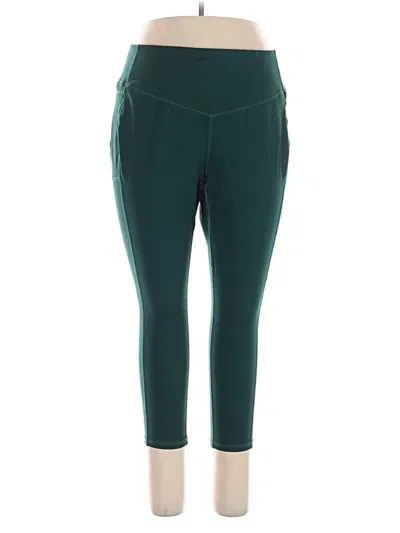 Pre-owned Torrid Active Pants In Green
