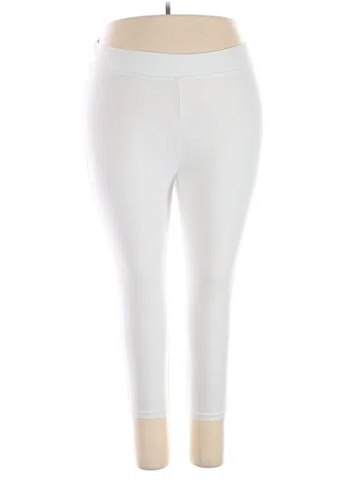 Pre-owned Torrid Active Pants In Ivory