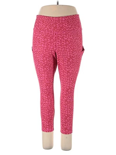 Pre-owned Torrid Active Pants In Pink