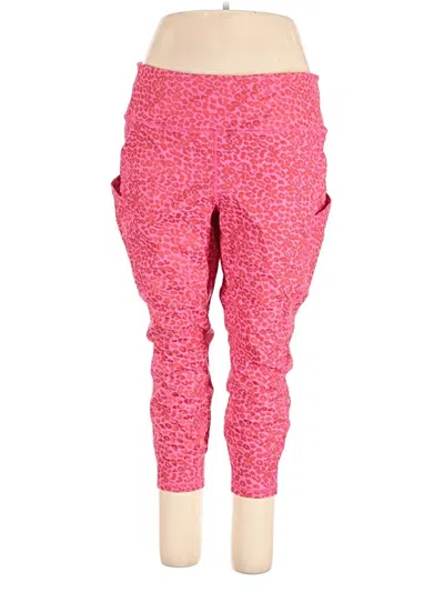 Pre-owned Torrid Active Pants In Pink