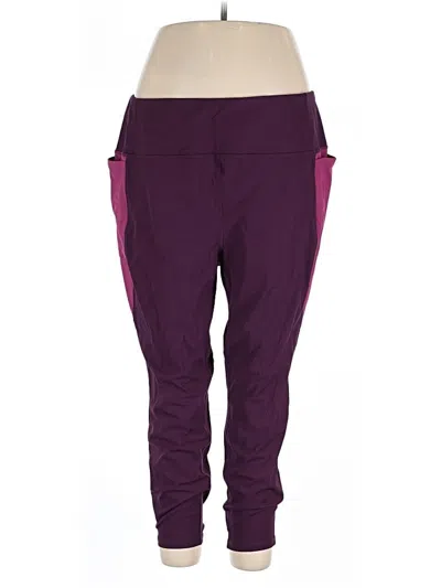 Pre-owned Torrid Active Pants In Purple
