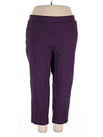 Pre-owned Torrid Active Pants In Purple