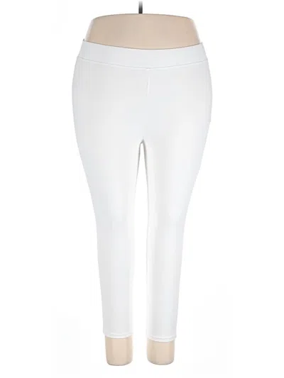 Pre-owned Torrid Active Pants In White