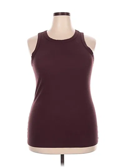 Pre-owned Torrid Active Tank Top In Burgundy