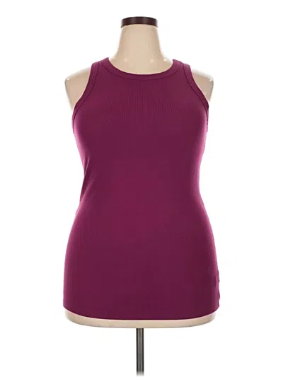 Pre-owned Torrid Active Tank Top In Burgundy