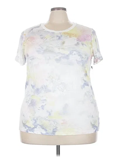 Pre-owned Torrid Active T-shirt In White
