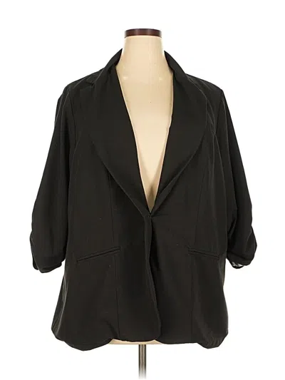 Pre-owned Torrid Blazer Jacket In Black