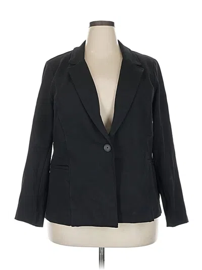 Pre-owned Torrid Blazer Jacket In Black