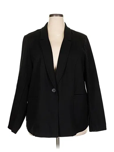 Pre-owned Torrid Blazer Jacket In Black