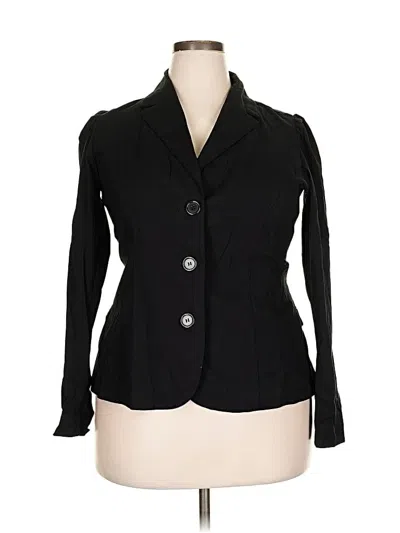 Pre-owned Torrid Blazer Jacket In Black