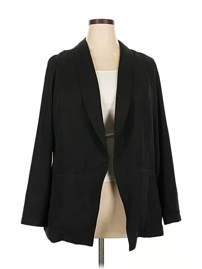 Pre-owned Torrid Blazer Jacket In Black