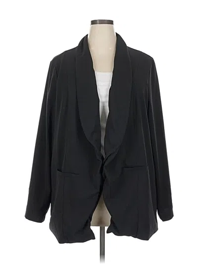 Pre-owned Torrid Blazer Jacket In Black