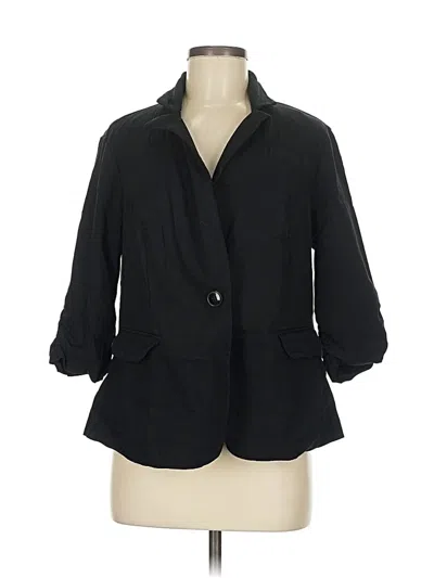 Pre-owned Torrid Blazer Jacket In Black