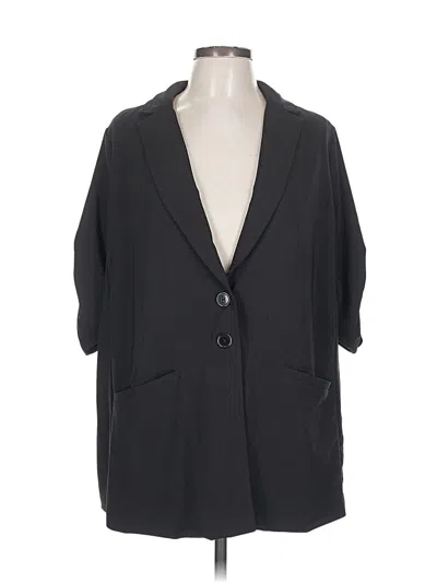 Pre-owned Torrid Blazer Jacket In Black