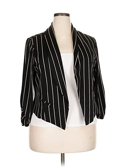 Pre-owned Torrid Blazer Jacket In Black