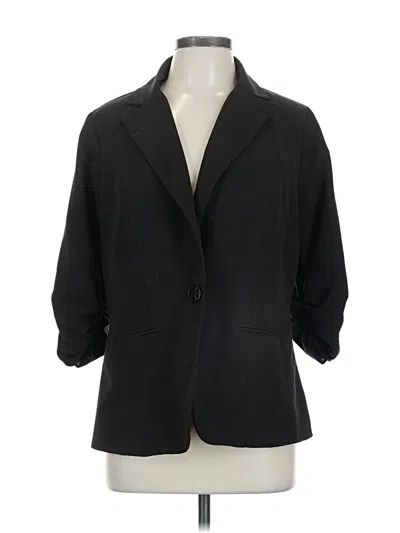 Pre-owned Torrid Blazer Jacket In Black